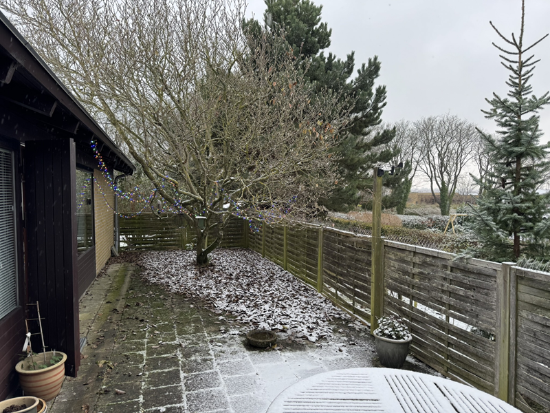 snevejret begyndte 22. november i HImmelev